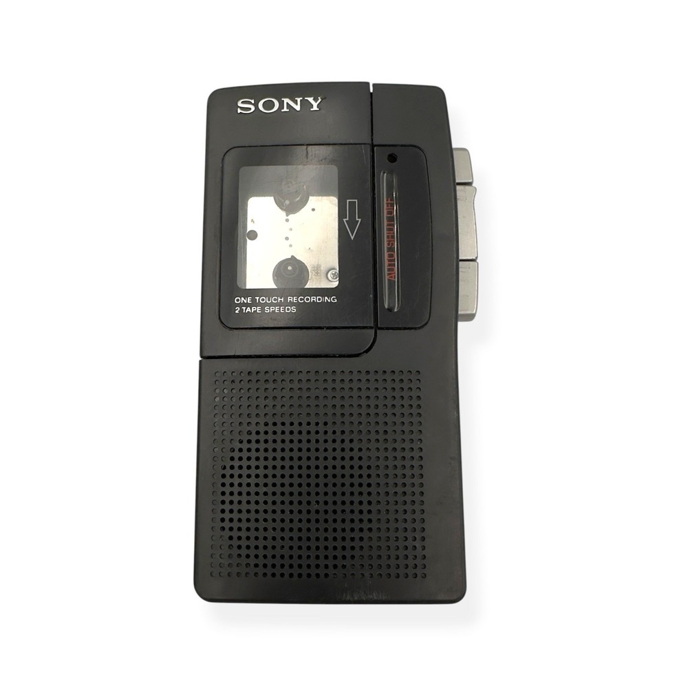 Sony M-330 MicroCassette Recorder Two Speed One Touch Recording For Parts/Repair